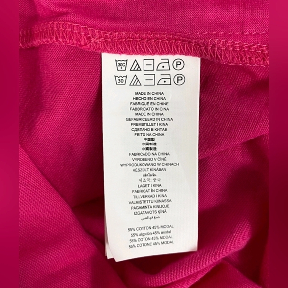 Michael Kors Ruffle Sleeve Pink Blouse Size L NWT MSRP $68 - Picture 7 of 7